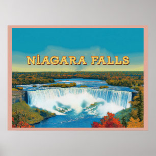 Póster Cataratas del Niágara - Impresionante paisaje de c