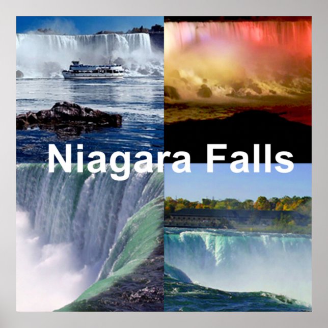 Póster Cataratas del Niágara Nueva York (Frente)