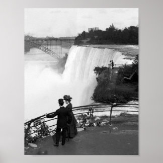 Póster Cataratas del Niágara Vintage - 1908