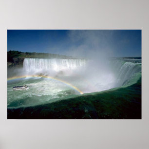 Póster Cataratas del Niágara y Maid of the Mist, Nueva Yo