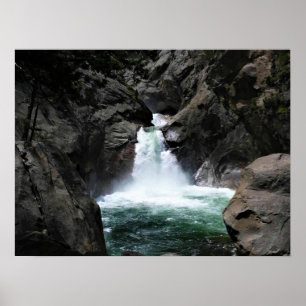 Póster Cataratas del río Roaring, Cañón del Rey, CA