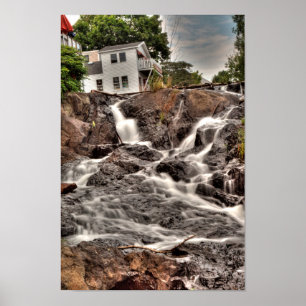 Póster Cataratas Megunticook, Camden, Maine