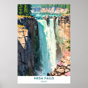 Póster Cataratas Mesa, Poster Idaho
