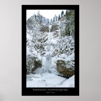 Póster Cataratas Multnomah