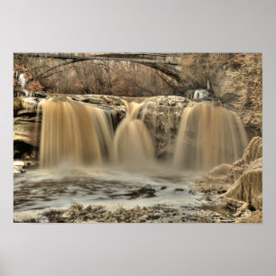 Póster Cataratas occidentales del río negro, Elyria, Ohio
