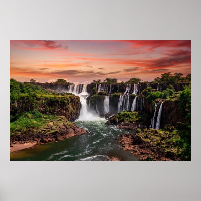 Póster Cataratas | Parque nacional de Iguacu (Frente)