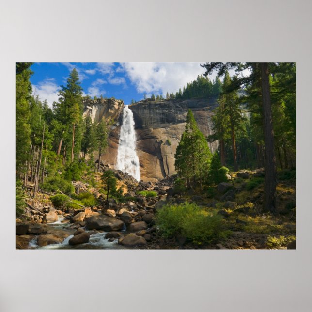 Póster Cataratas | Parque nacional Yosemite (Frente)