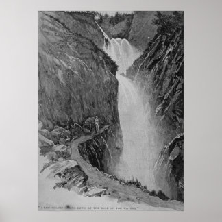 Póster Cataratas Reichenbach - Sidney Paget