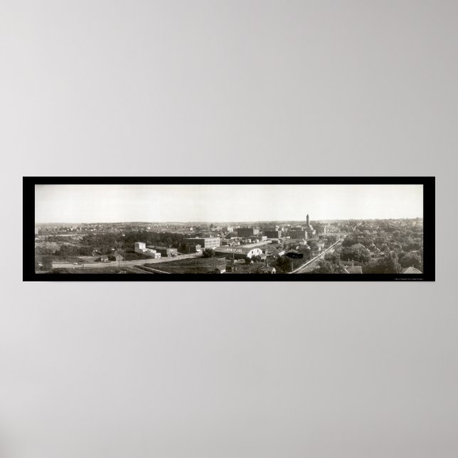 Póster Cataratas Sioux, SD Photo 1907 (Frente)