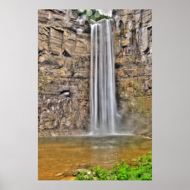 Póster Cataratas Taughannock, Nueva York (Frente)