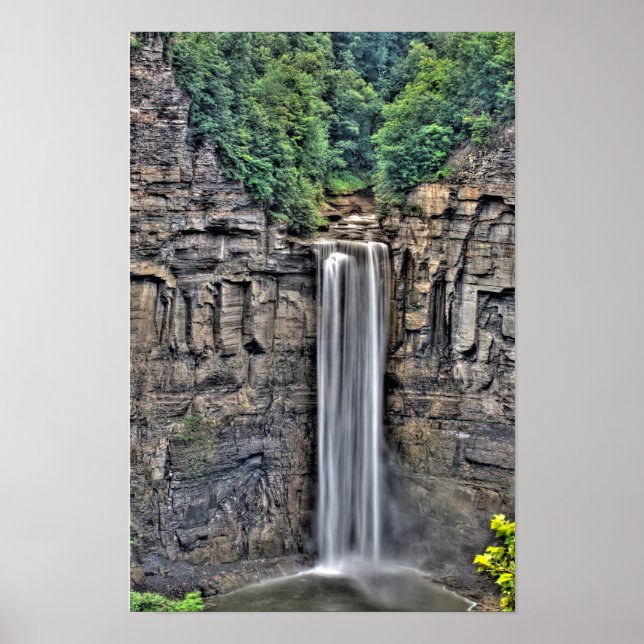 Póster Cataratas Taughannock, Nueva York (Frente)