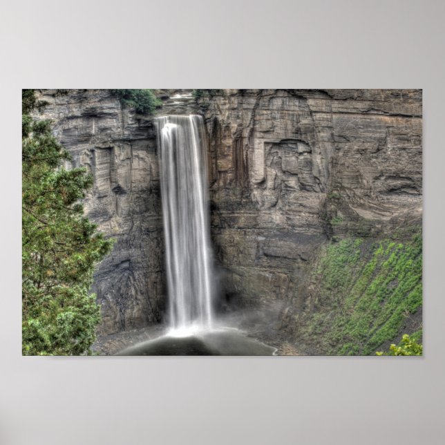 Póster Cataratas Taughannock, Nueva York (Frente)