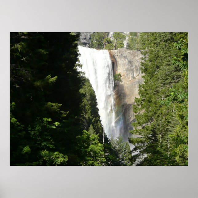 Póster Cataratas verdes II en el Parque Nacional Yosemite (Frente)