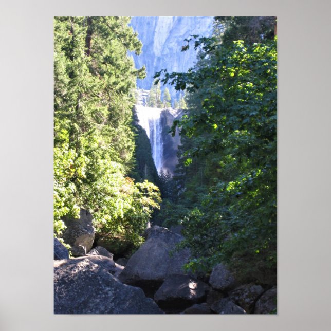 Póster Cataratas Vernales, Parque Nacional Yosemite, CA (Frente)
