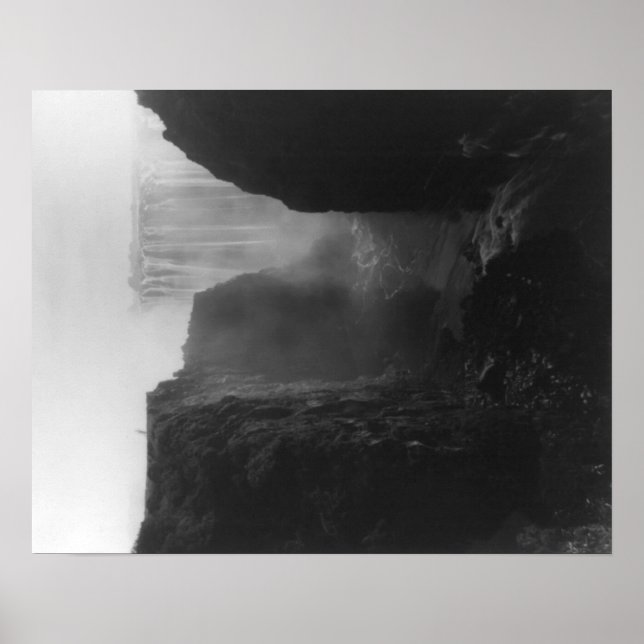 Póster Cataratas Victoria en Rodesia. Fotografía de Rodes (Frente)