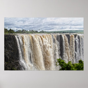 Póster Cataratas Victoria, Temporada de lluvias