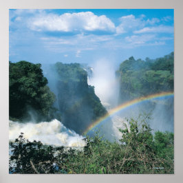 Póster Cataratas Victoria, Zimbabue