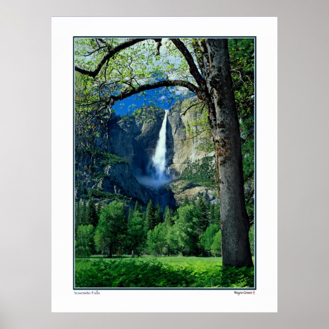 Póster Cataratas Yosemite (Frente)