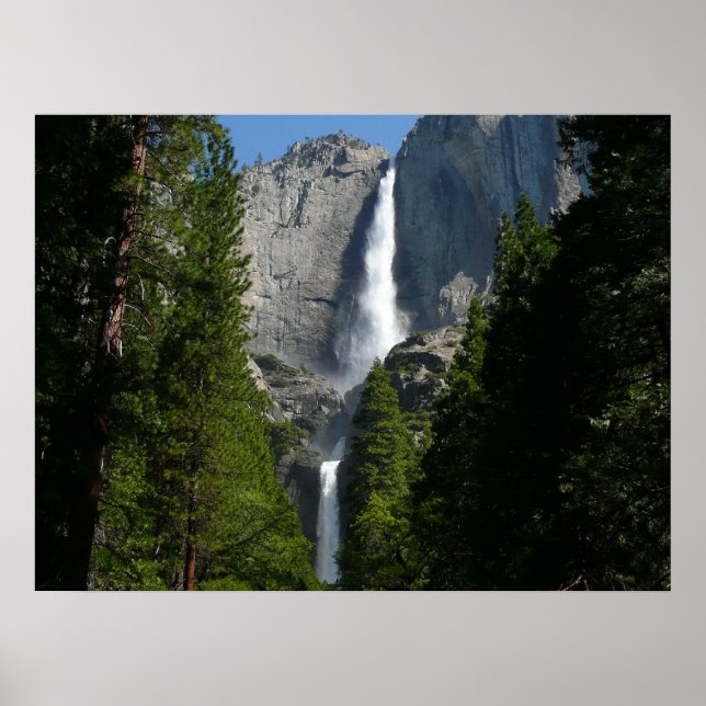 Póster Cataratas Yosemite II del Parque Nacional Yosemite (Frente)