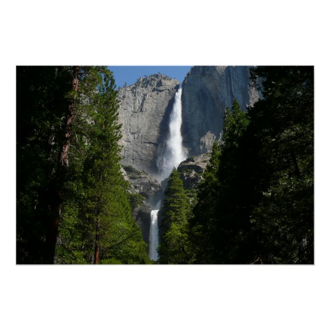 Póster Cataratas Yosemite II del Parque Nacional Yosemite (Anverso)