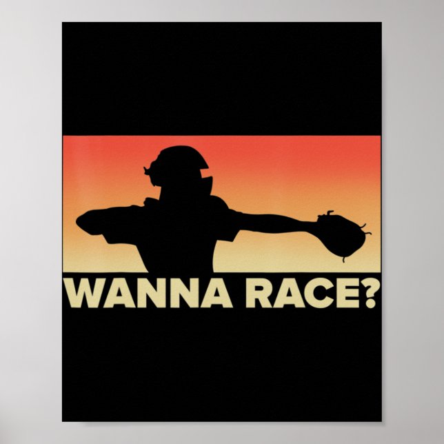 Póster Catcher Wanna Race don, Béisbol regalo, S (Frente)