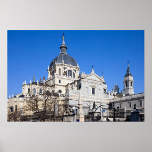 Póster Catedral de Almudena en Madrid