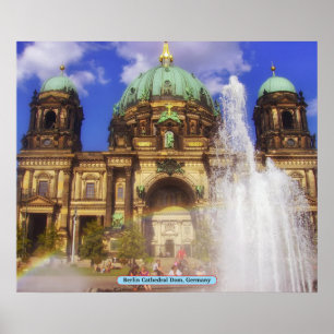 Póster Catedral de Berlín Dom, Alemania