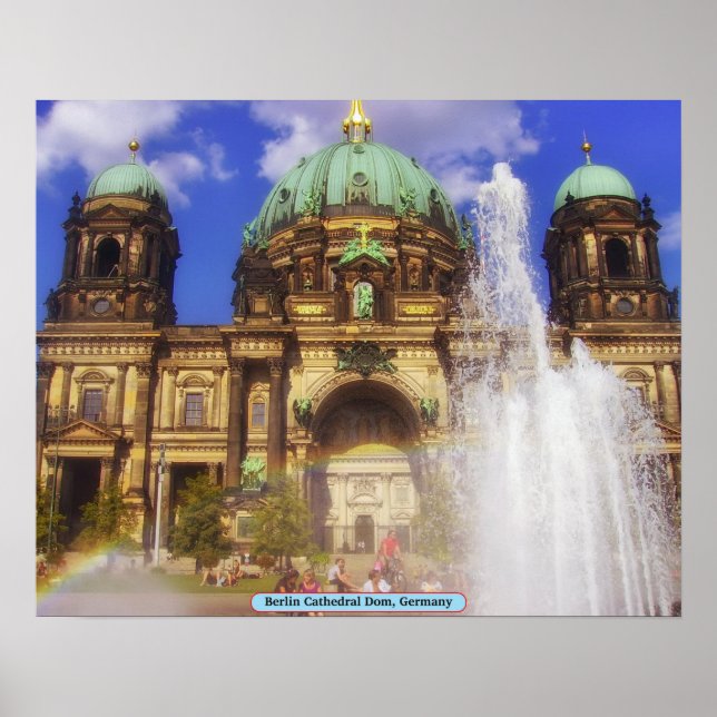 Póster Catedral de Berlín Dom, Alemania (Frente)