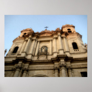 Póster Catedral de Catania Italia