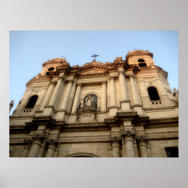 Póster Catedral de Catania Italia (Frente)