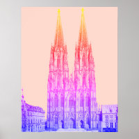 Catedral de Colonia 1911 - Kölner Dom pastel