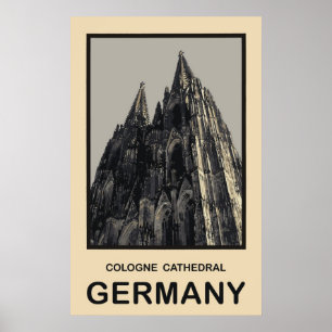 Póster Catedral de Colonia de Alemania