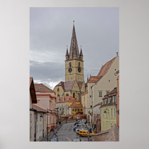 Póster Catedral de Evangelichal Sibiu Hermannstadt