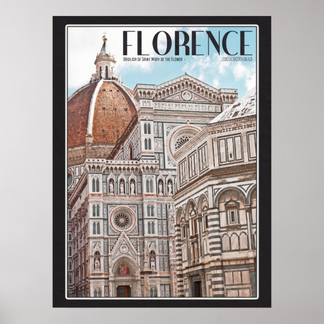 Póster Catedral de Florencia (Frente)