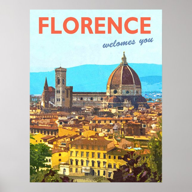 Póster Catedral de Florencia, Duomo Santa Maria Del Fiore (Frente)