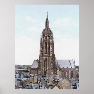 Póster Catedral de Fráncfort