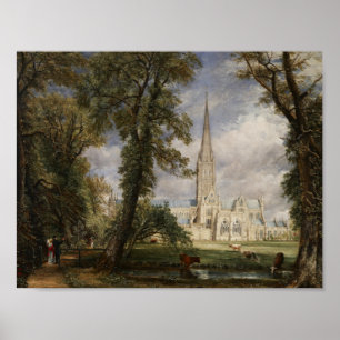 Póster Catedral de John Constable