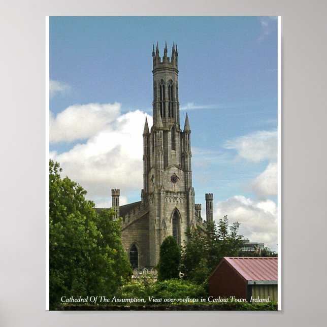 Póster Catedral De La Asunción, Poster De Carlow Town (Frente)