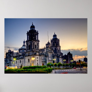 Póster Catedral de la Ciudad de México