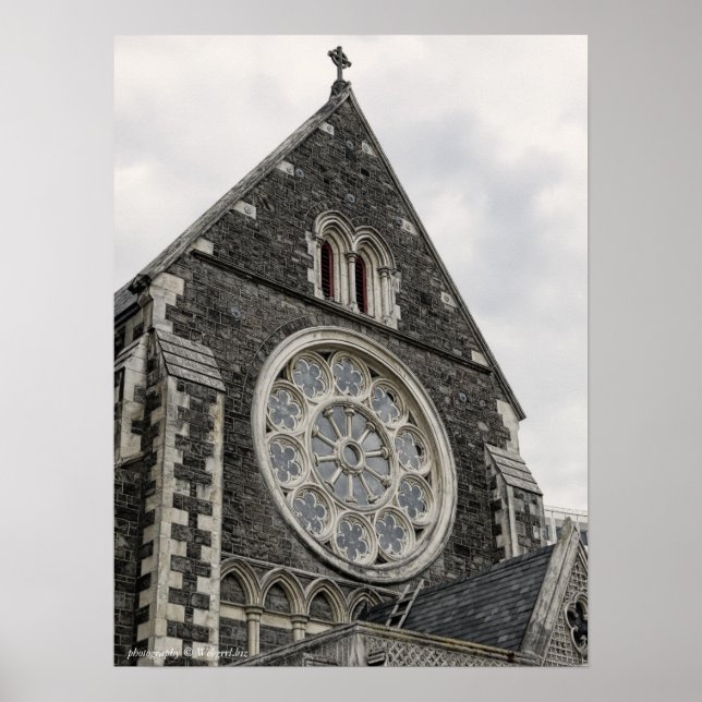 Póster Catedral de la Iglesia de Cristo, Poster de Nueva  (Frente)