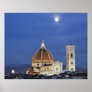 Póster Catedral de la Montaña y Florencia, Basílica di di