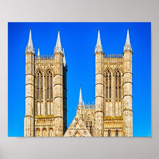 Póster Catedral de Lincoln (Frente)