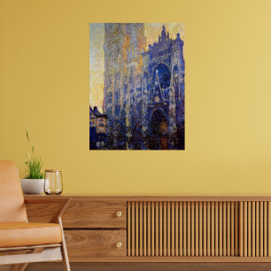 Póster Catedral de Monet - Rouen, efecto matutino