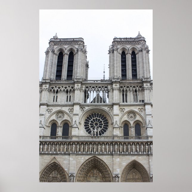 Póster Catedral de Notre Dame (Frente)