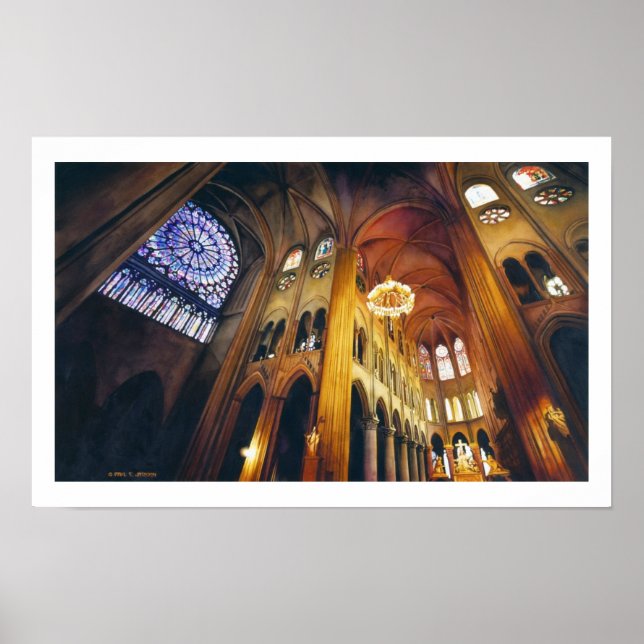 Póster Catedral de Notre Dame (Frente)