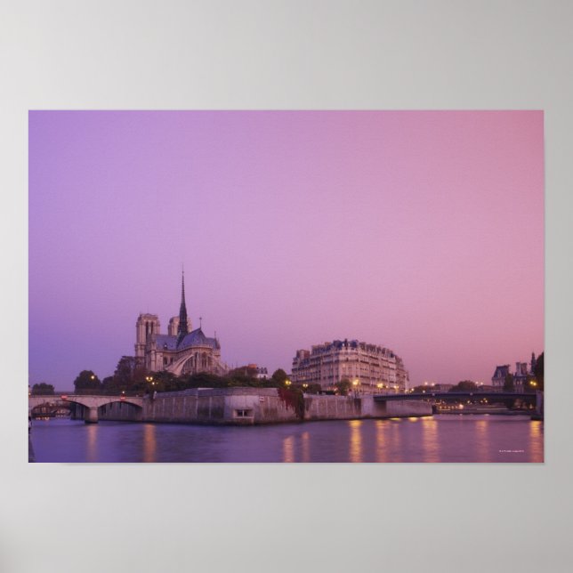 Póster Catedral de Notre Dame 2 (Frente)