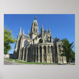 Póster Catedral de Notre Dame, Bayeux, Francia