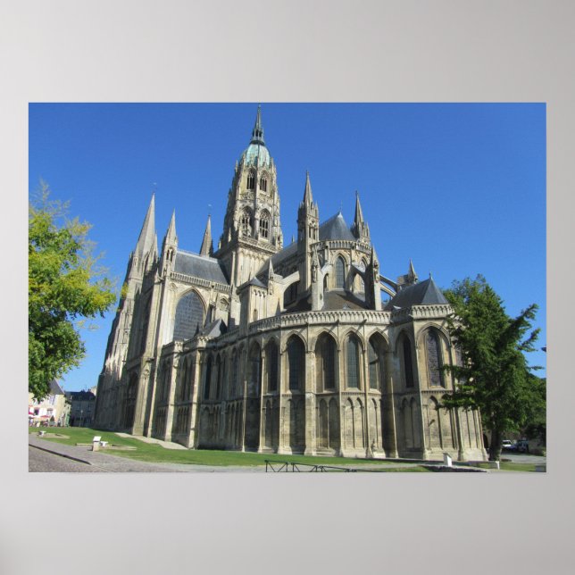 Póster Catedral de Notre Dame, Bayeux, Francia (Frente)