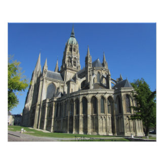 Póster Catedral de Notre Dame, Bayeux, Francia