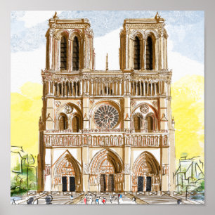 Póster Catedral de Notre Dame de París